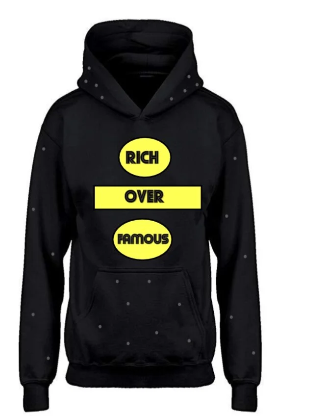 Rich over Famous The Hoodie (Yellow)