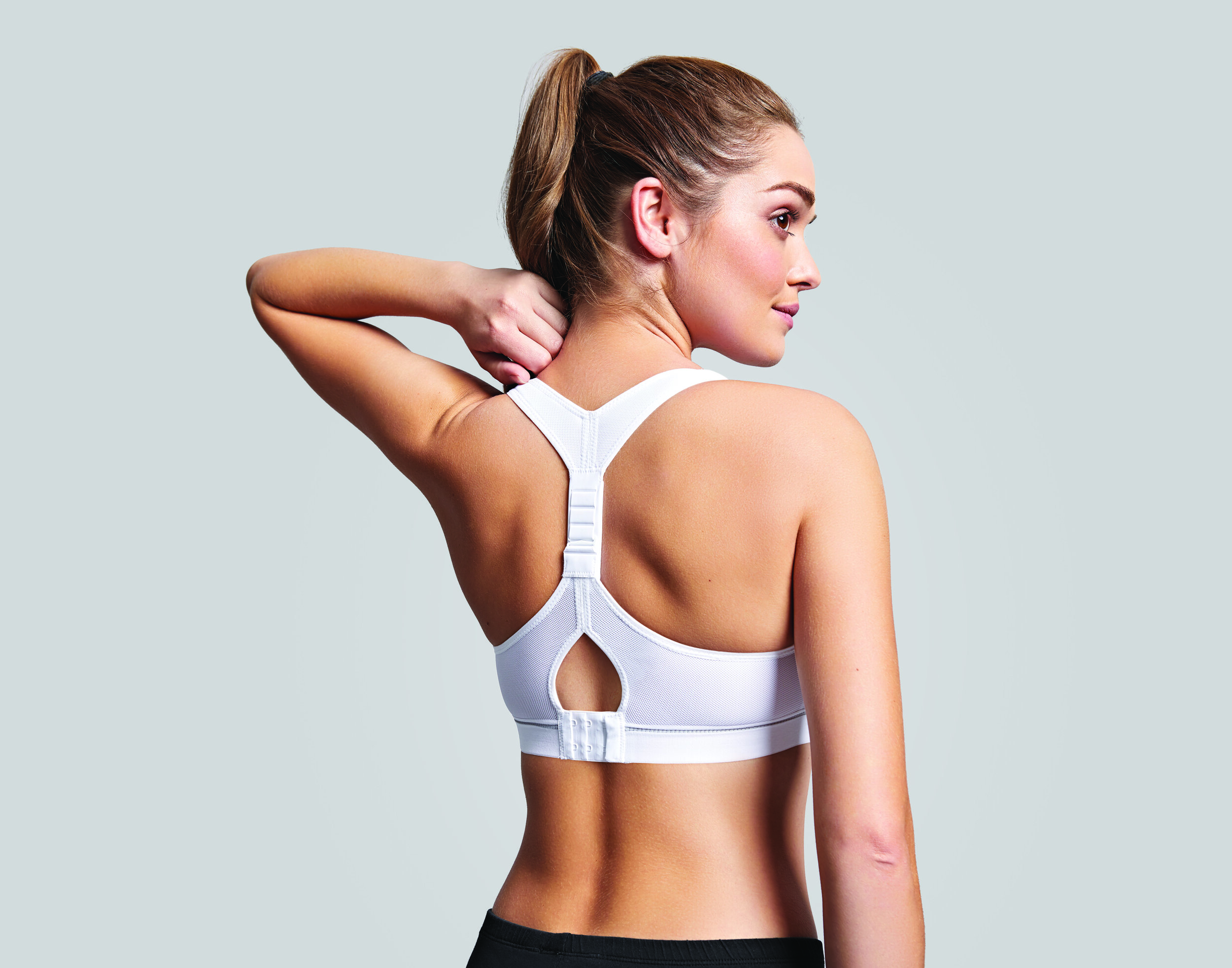 Impact Free Adjustable Fit, White — Ava&Belle