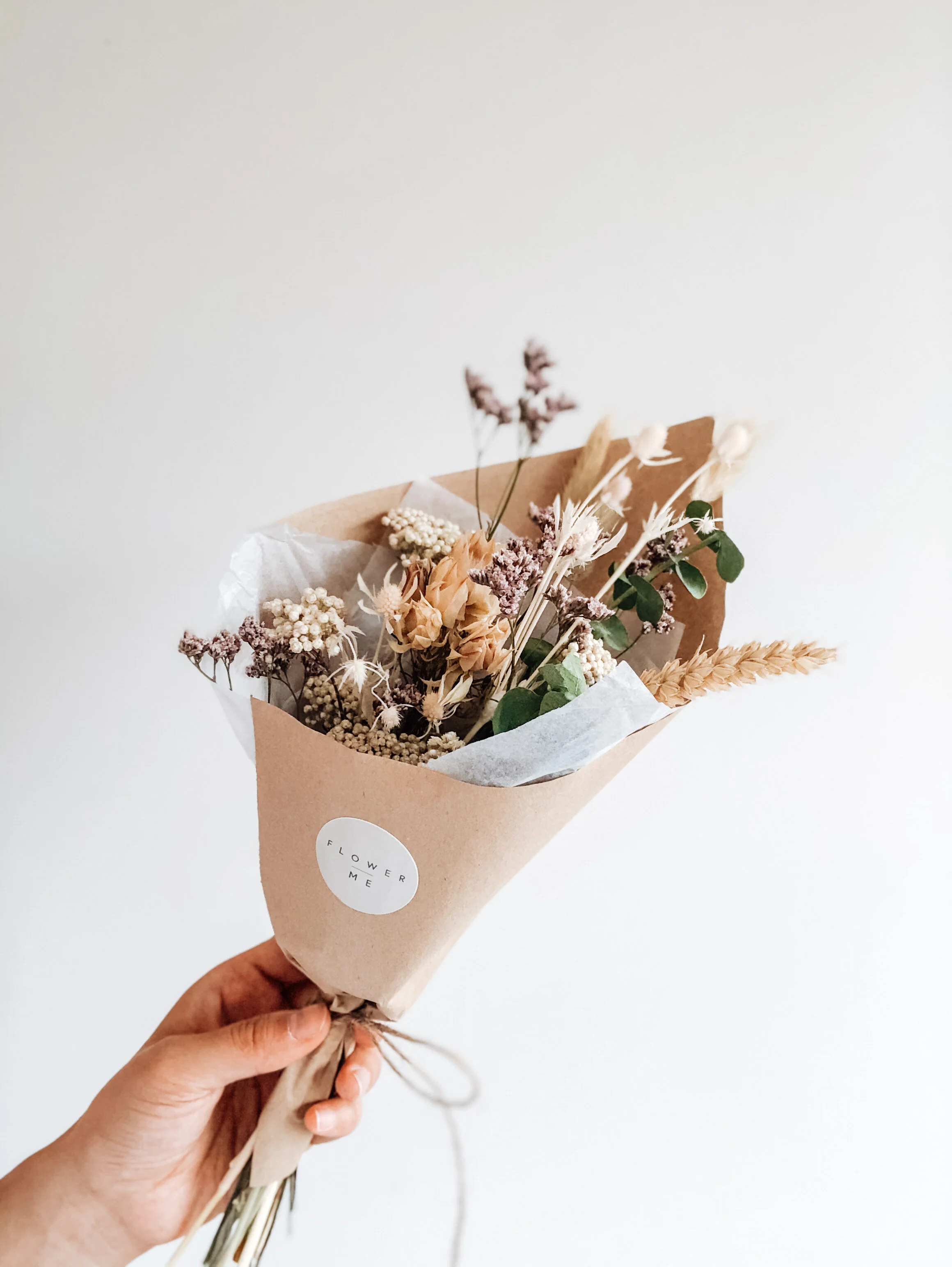 Mini Neutral Dried Bouquet