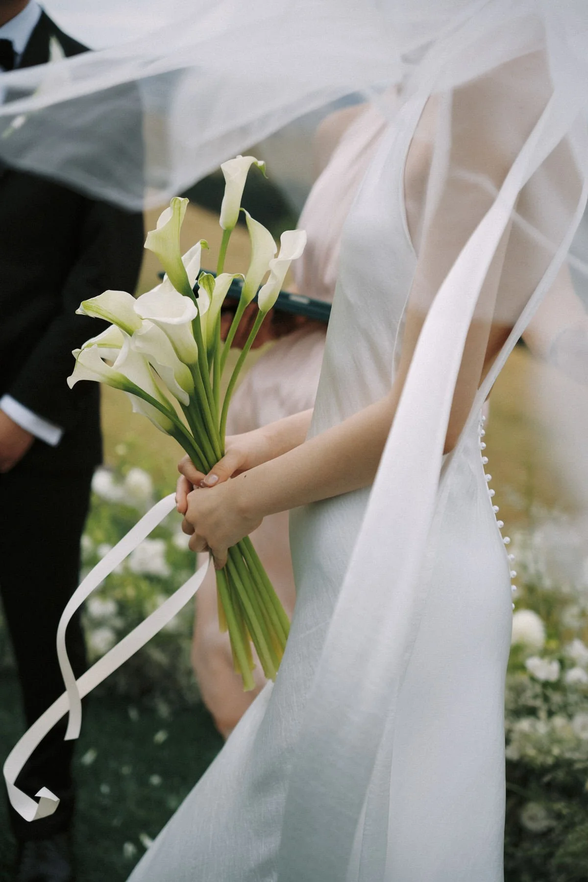 White Calla Lily Bridal Bouquet