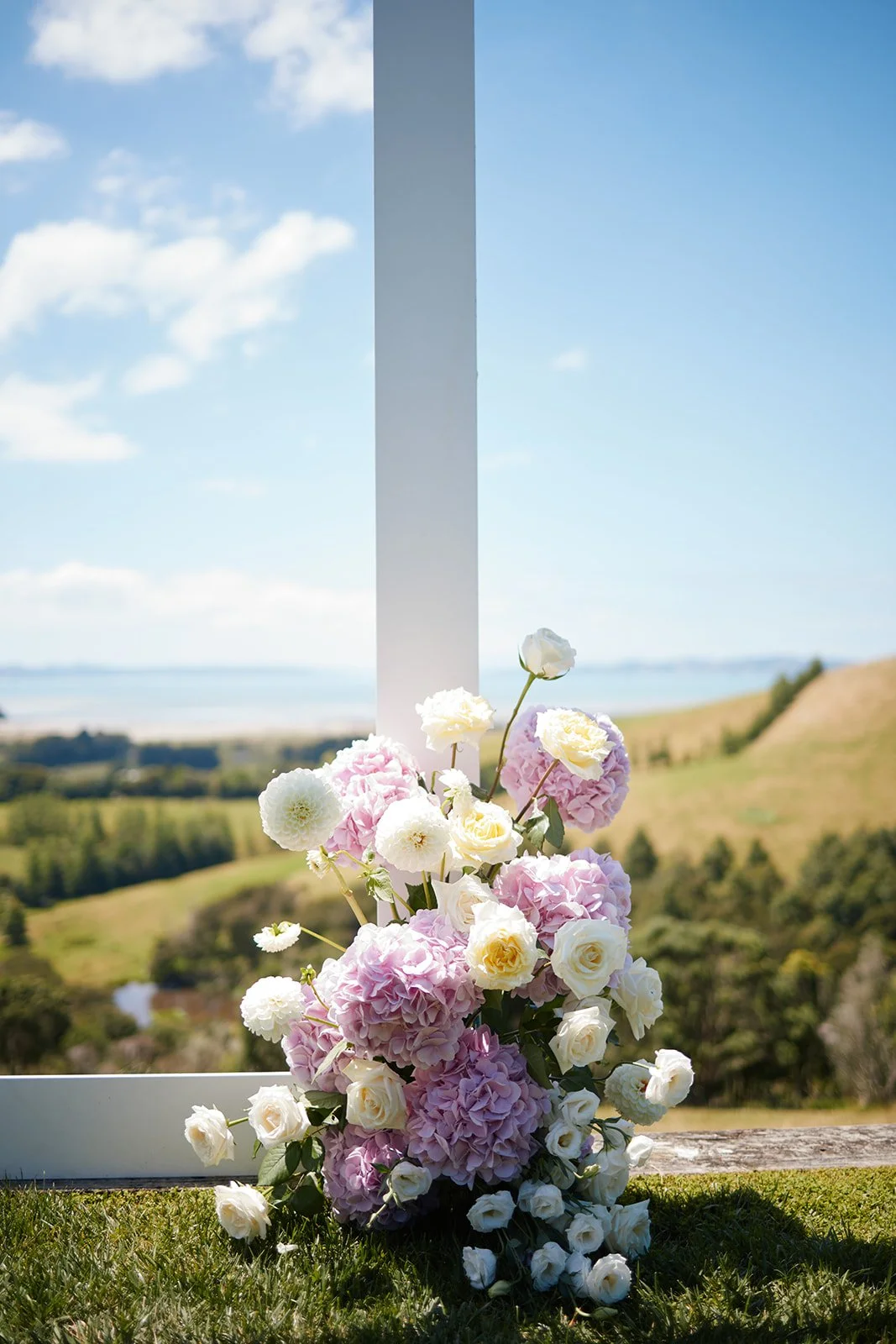 Floral installation detail