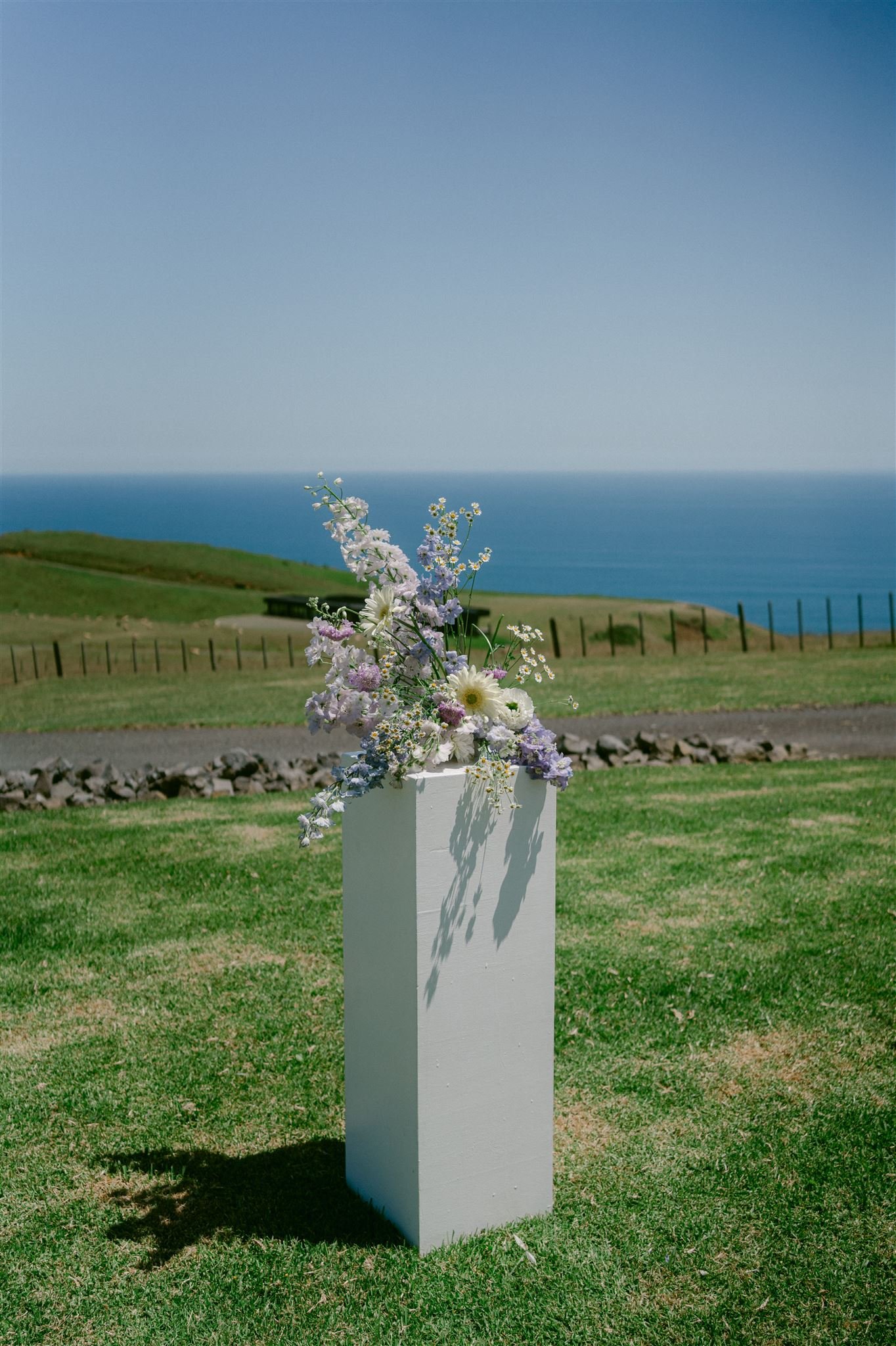 Modern Ceremony Floral Plinth