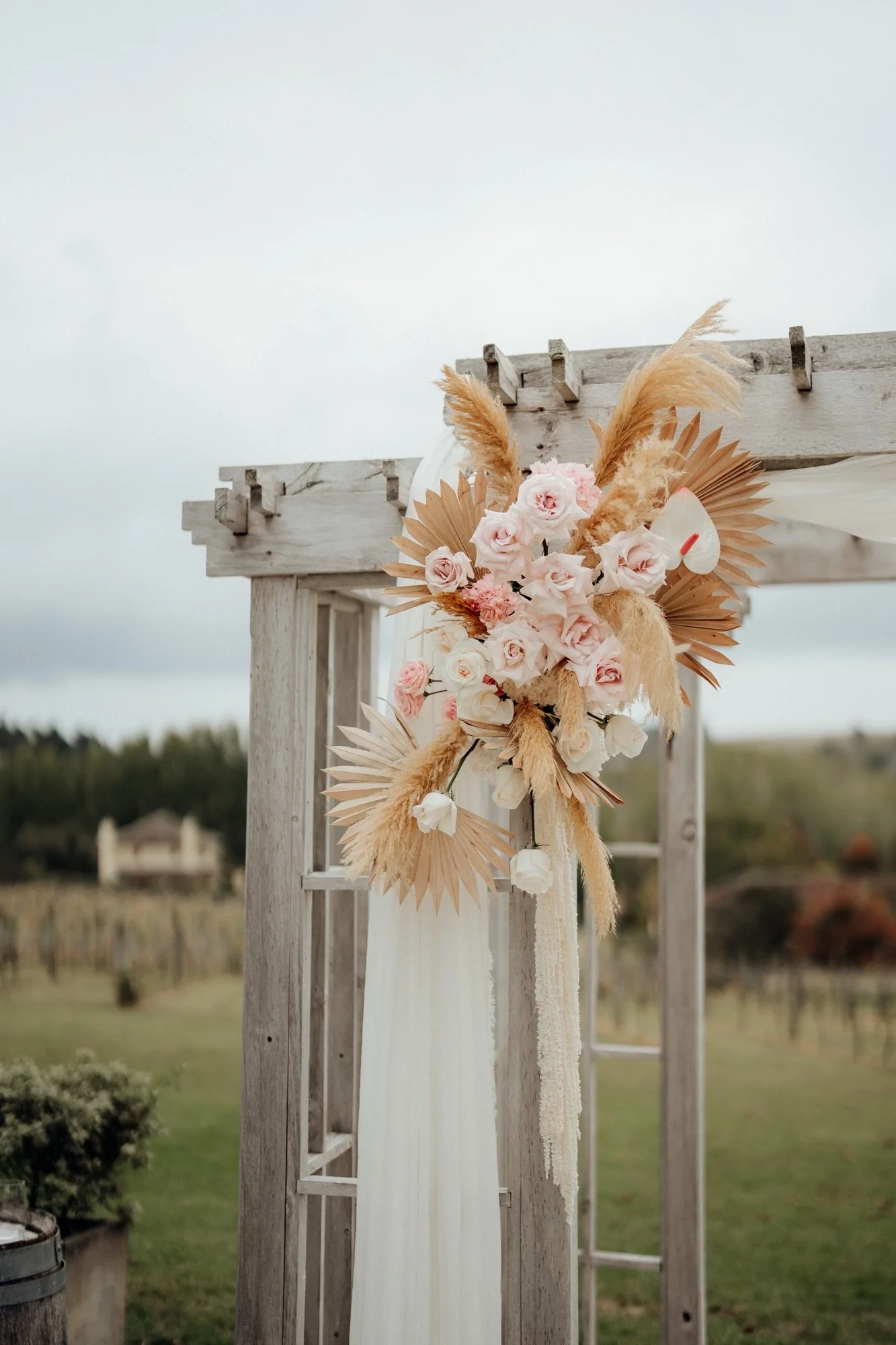 Sculptural Ceremony Flowers