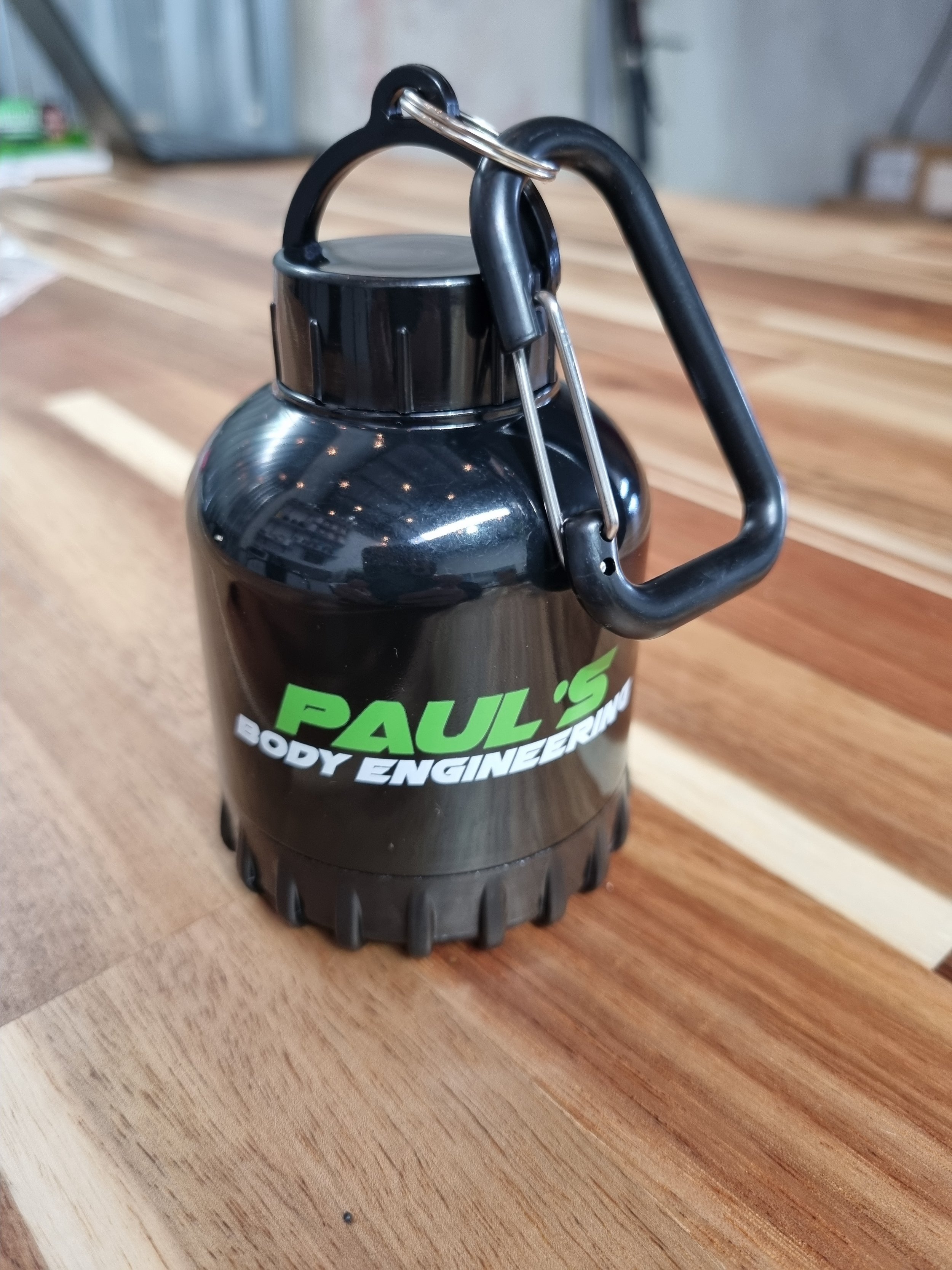 Protein/Pre Workout Key Chain Filter — Paul's Body Engineering