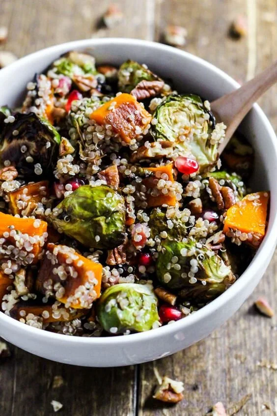 Brussels Sprouts Quinoa Salad