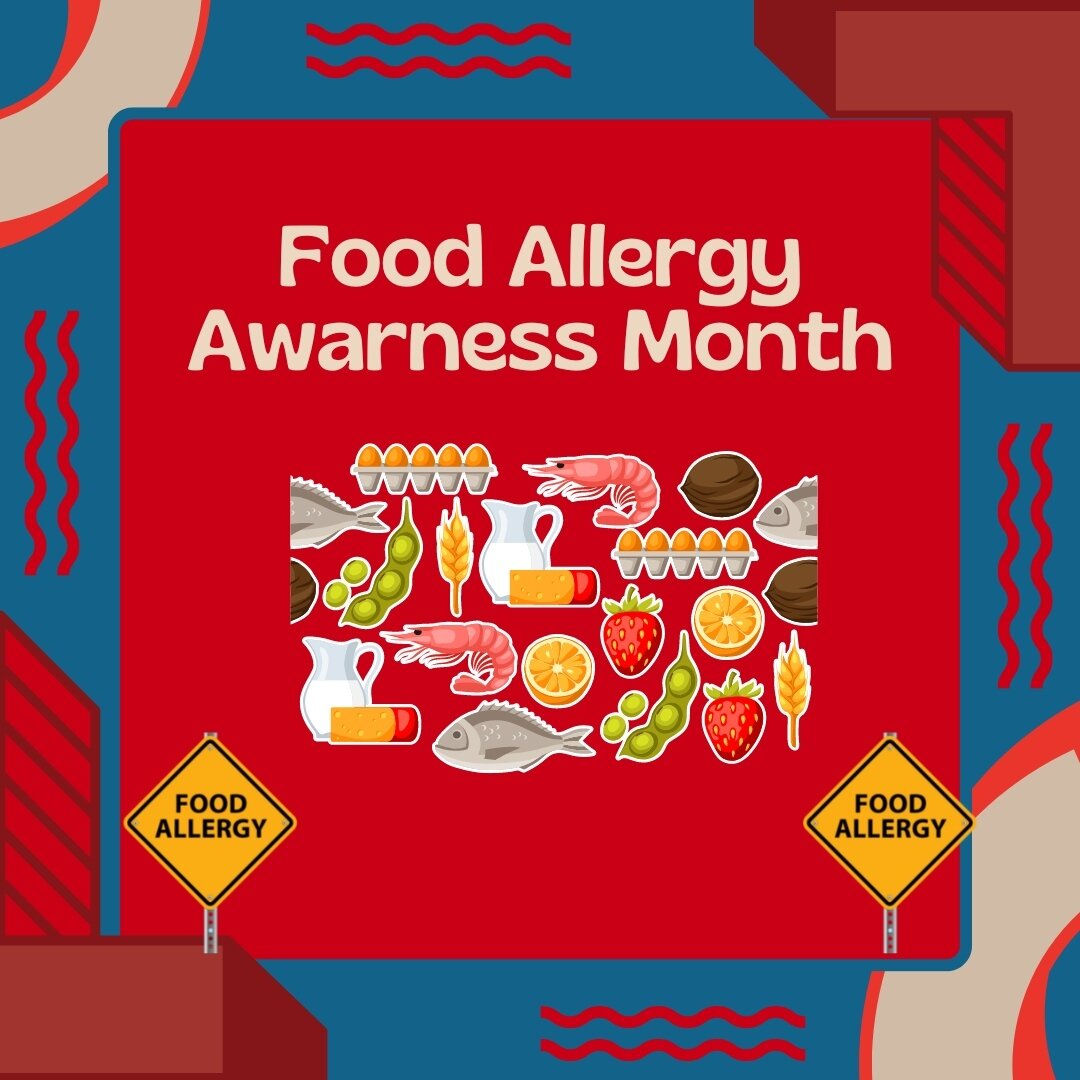 This month is food allergy awareness month! With over 32 million people with food allergies in America, we would like to bring awareness this month. Comment down below if you have any food allergies. #georgiahosa