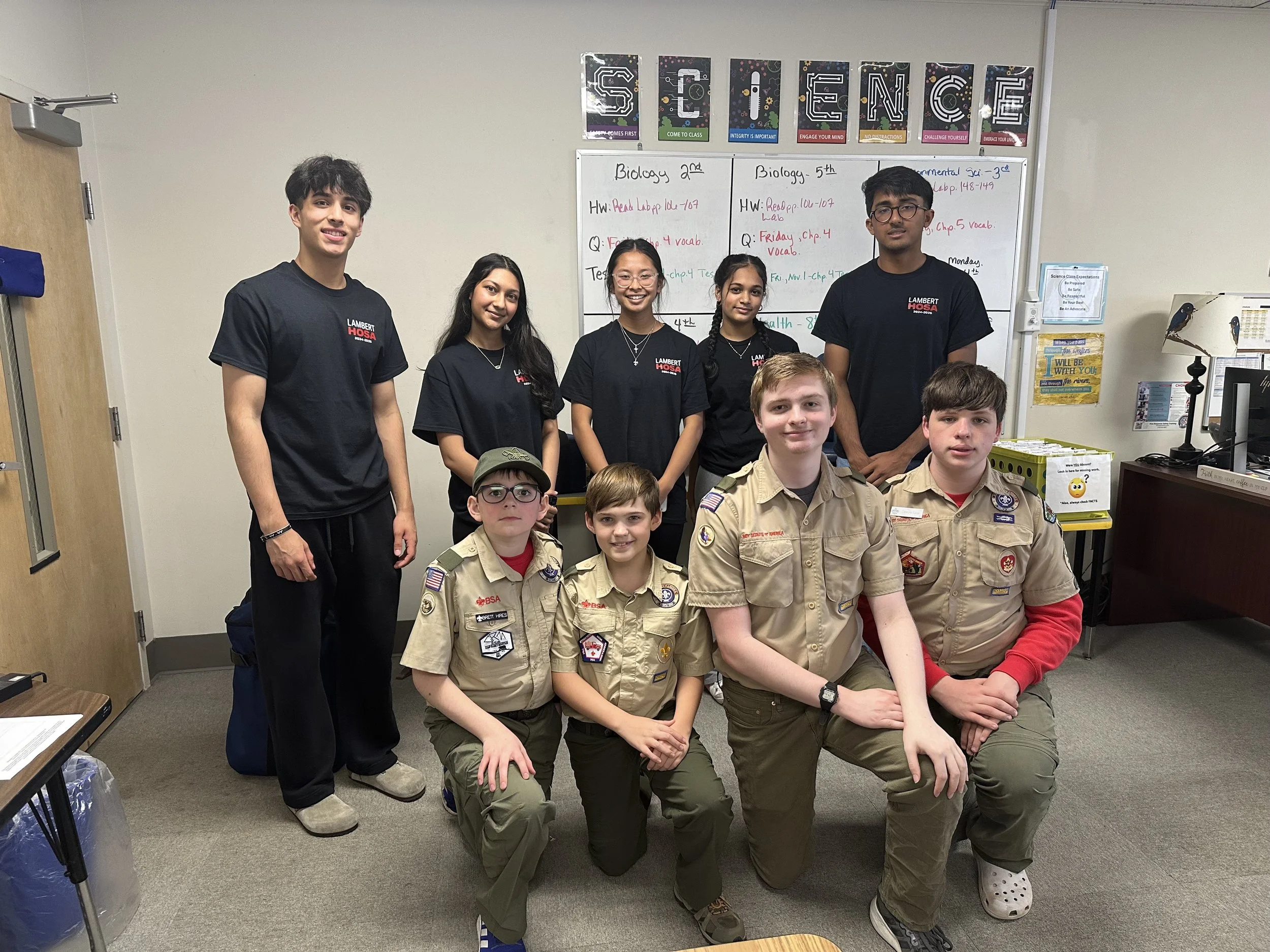 Chapter Spotlight: Lambert High School Boy Scouts CPR Workshops