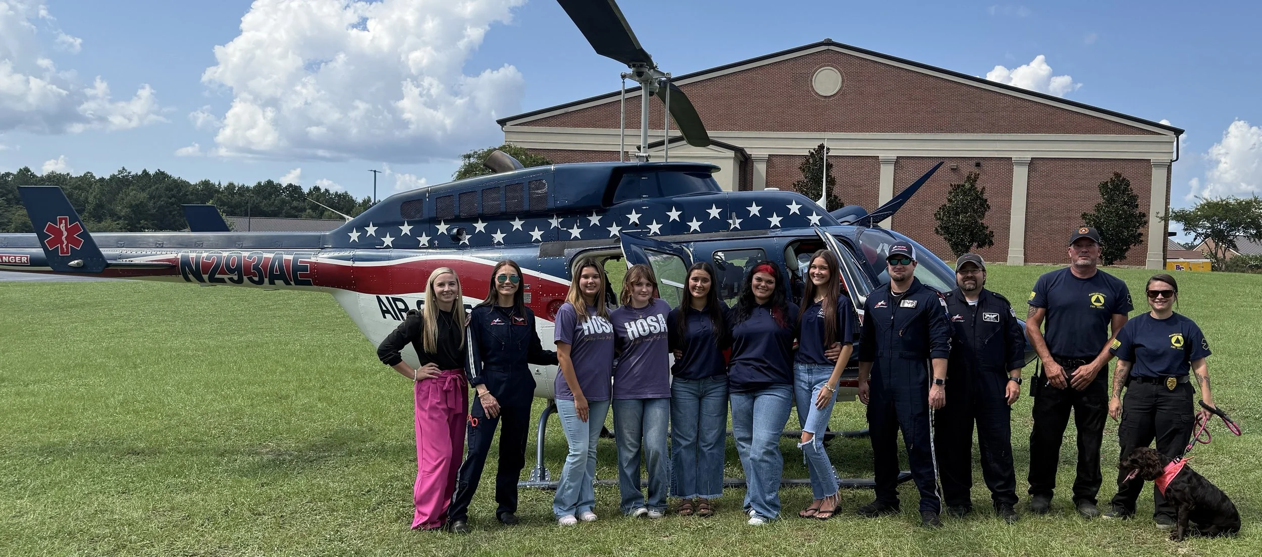 Bleckley County HOSA Takes Flight into the New School Year with Air Evac Visit!