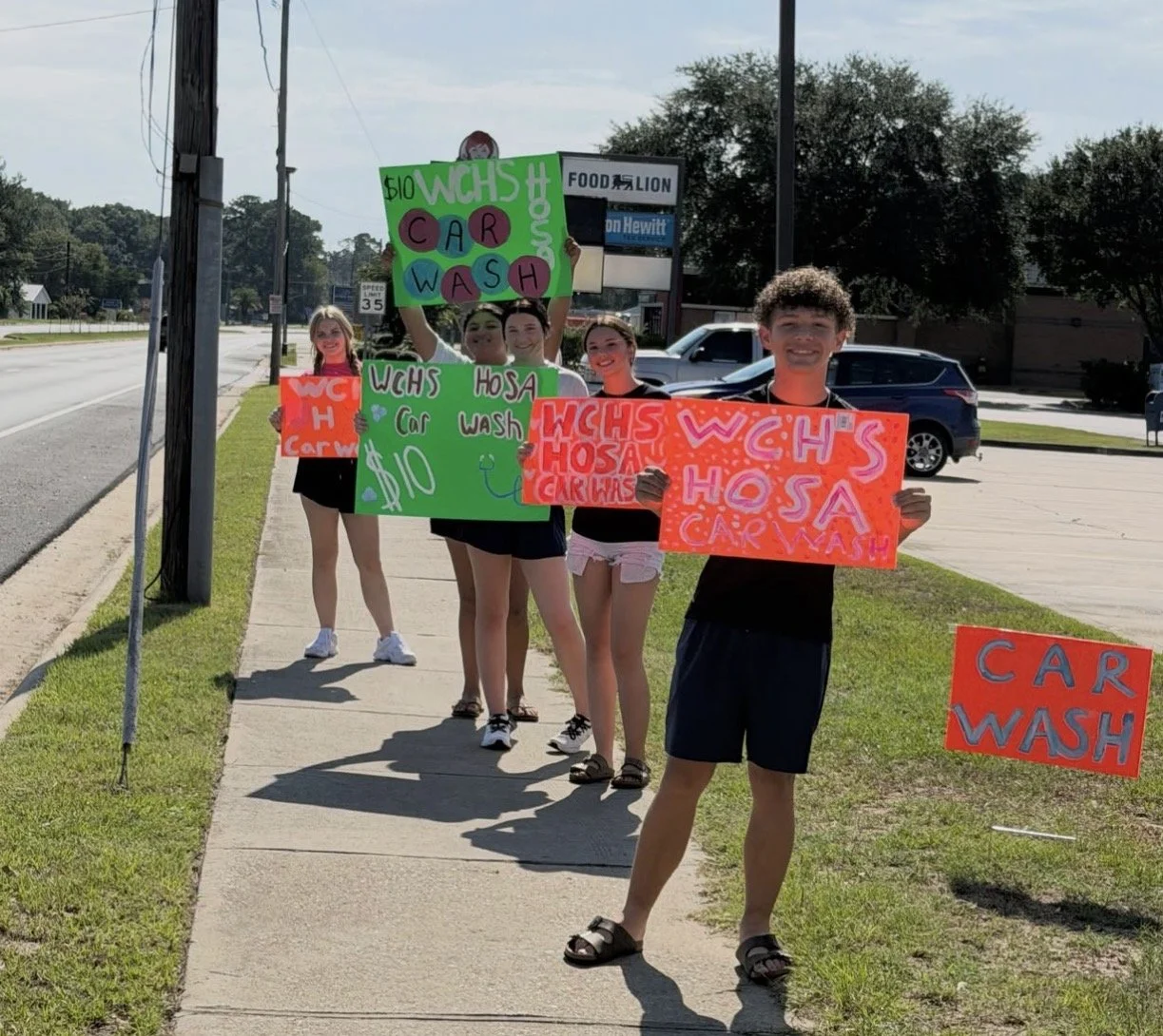 Wayne County HOSA Car Wash