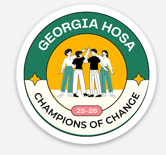 Champions of Change Healthcare Sticker