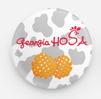 Georgia HOSA Fries Pin
