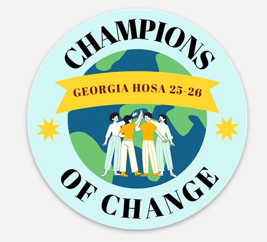 Champions of Change Team Sticker