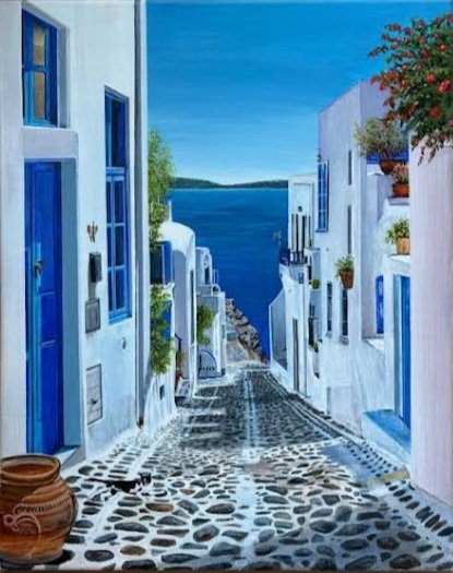 Santorini street
