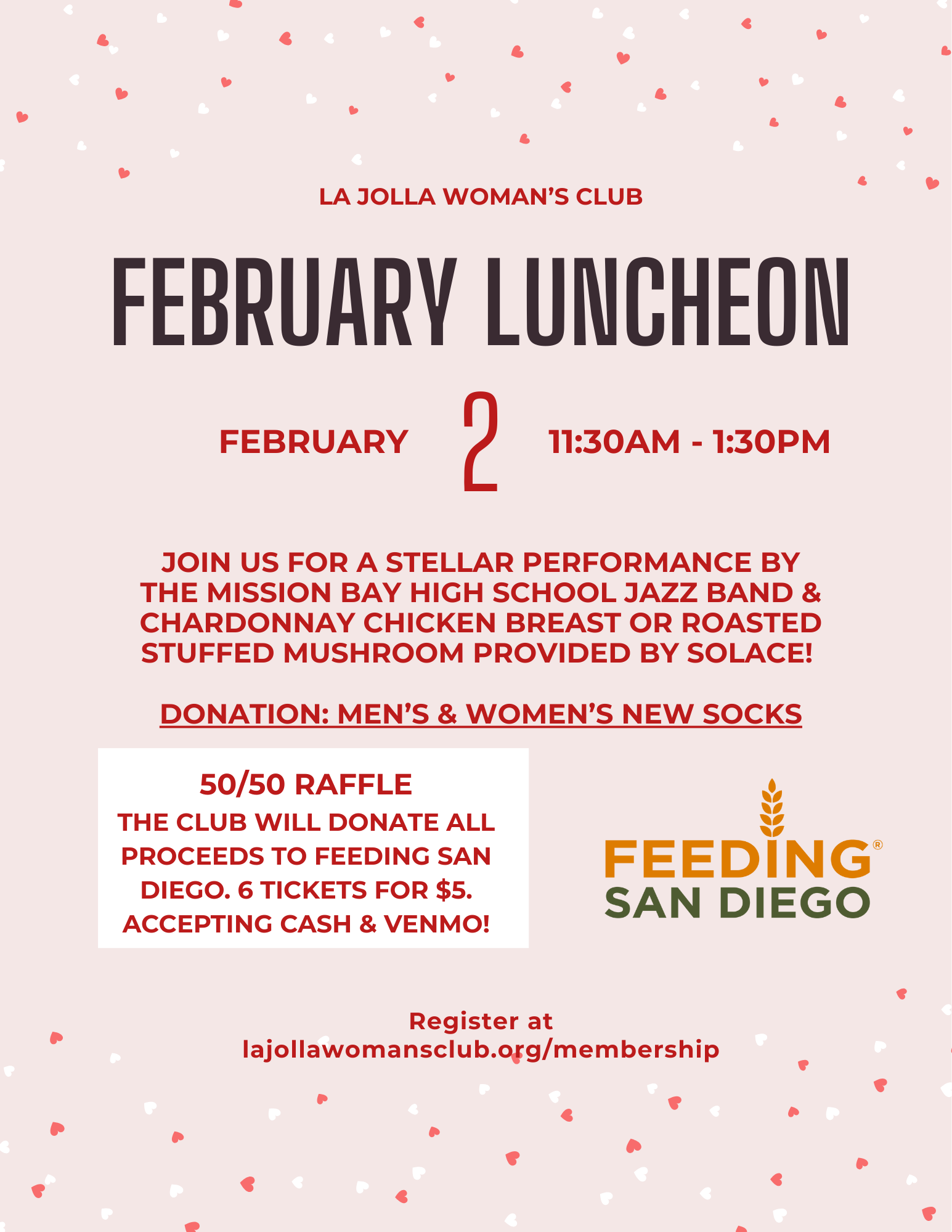 February Member Luncheon Donation