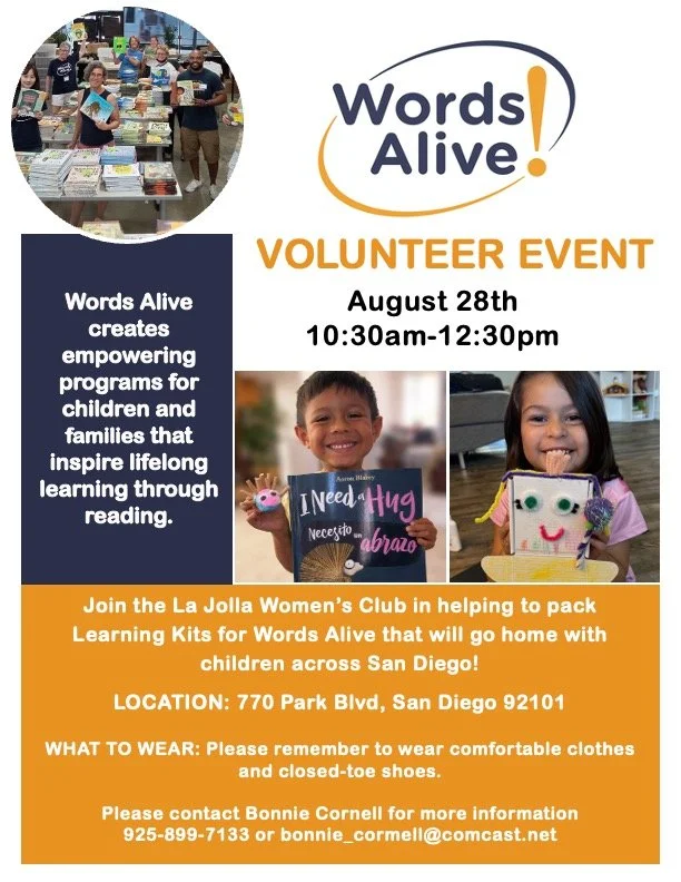 Words Alive Volunteer Event