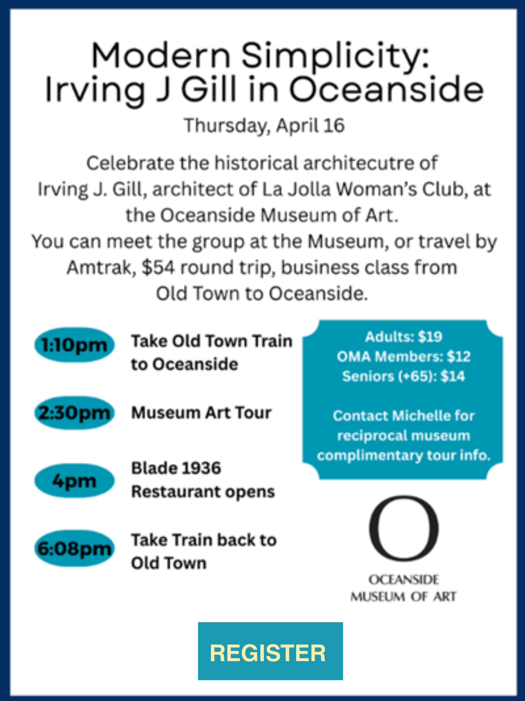 Oceanside Museum of Art Outing