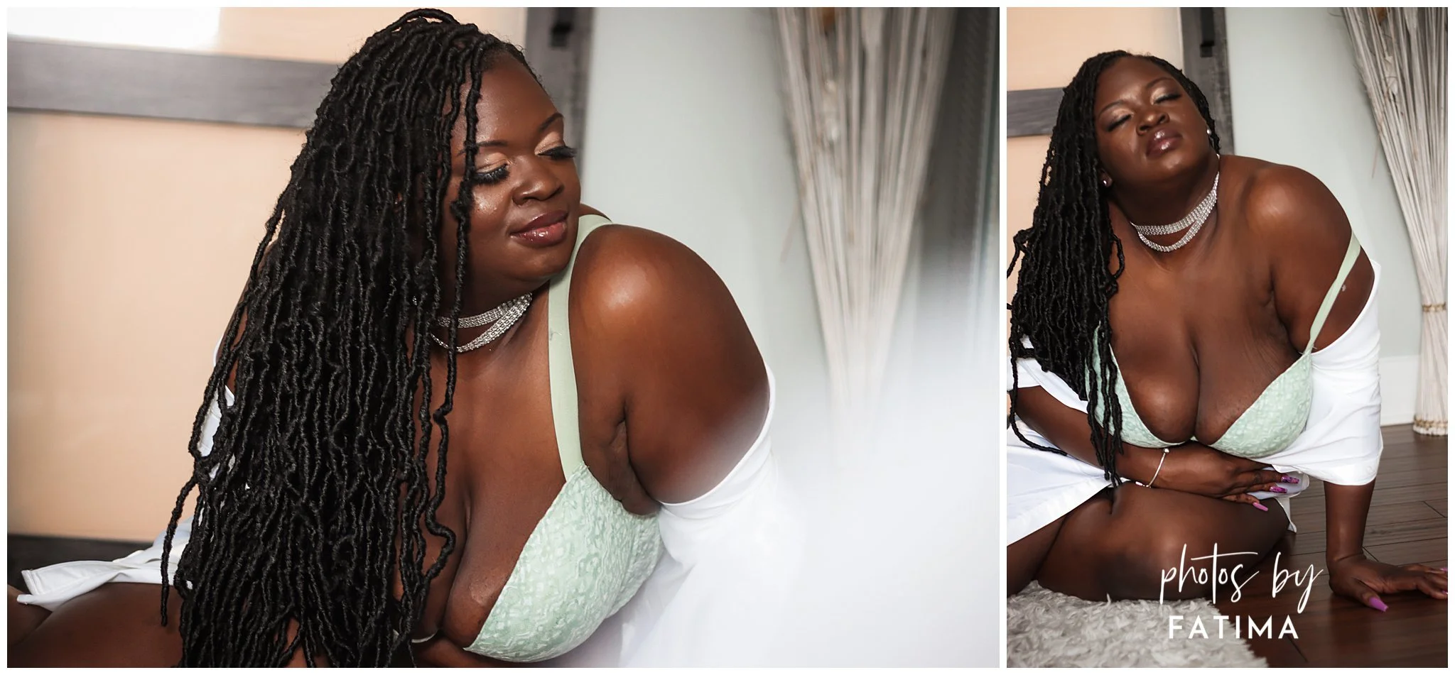 Ms. A | Uptown Charlotte NC Boudoir Women's Portrait Photoshoot | Photos by Fatima 
