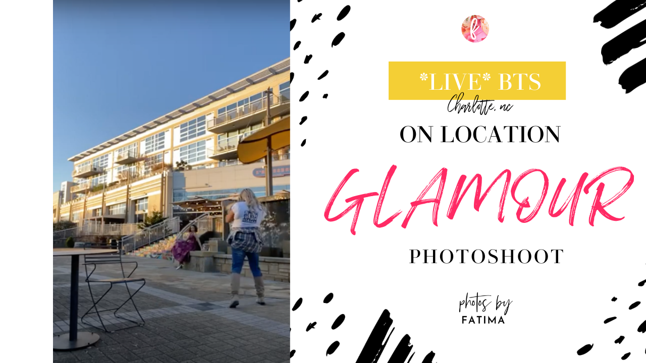 ✨ Live ✨ On-Location Glamour Photoshoot 📸 💖 Quick Photo tip 🤫 ⏩️ + straight out of camera shot.