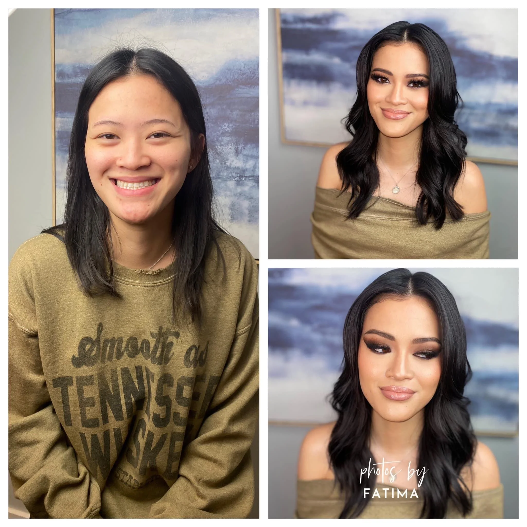 Boudoir Makeover Before &amp; After | Uptown Charlotte NC Women's Portrait Photoshoot | Photos by Fatima 