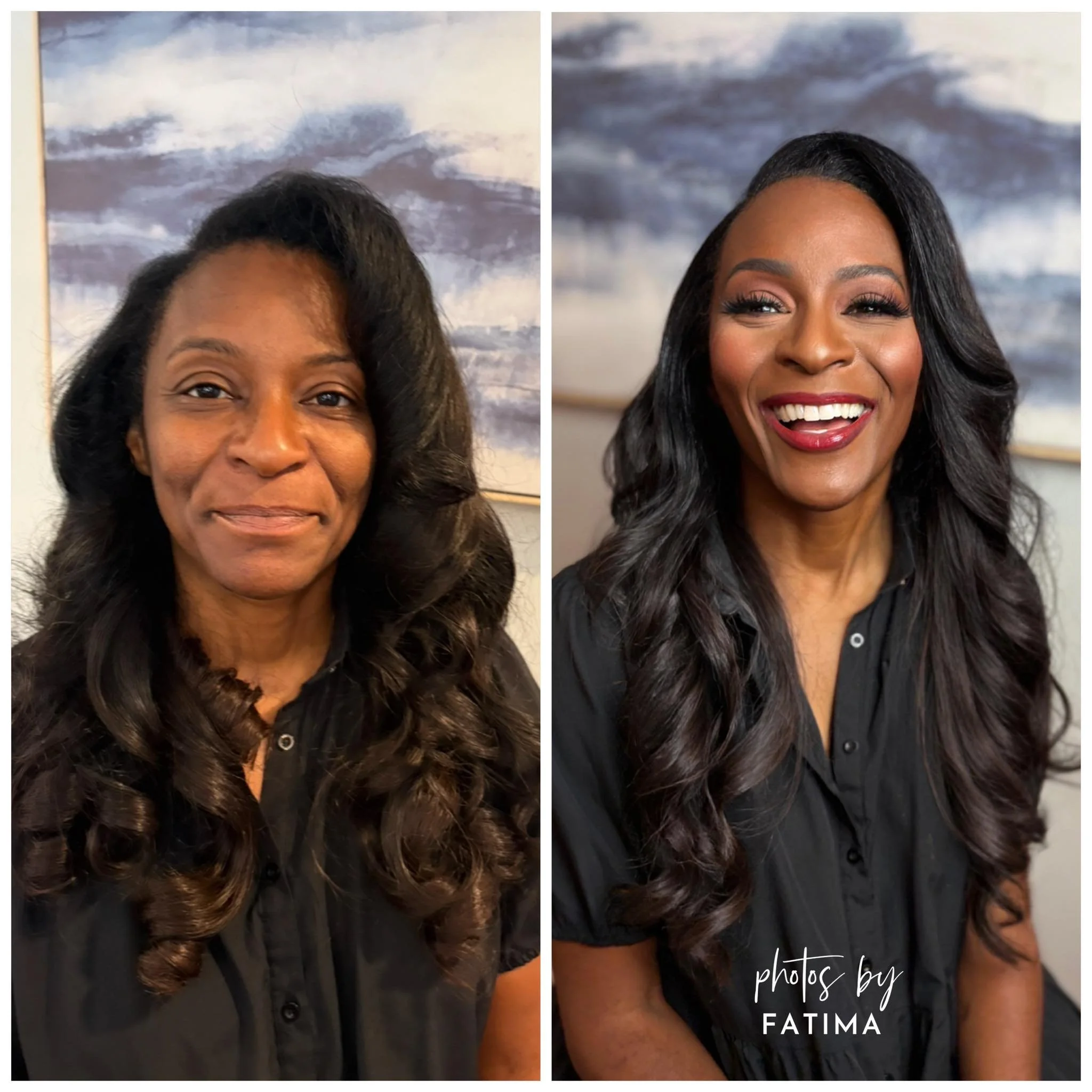 Boudoir Makeover Before &amp; After | Uptown Charlotte NC Women's Portrait Photoshoot | Photos by Fatima 