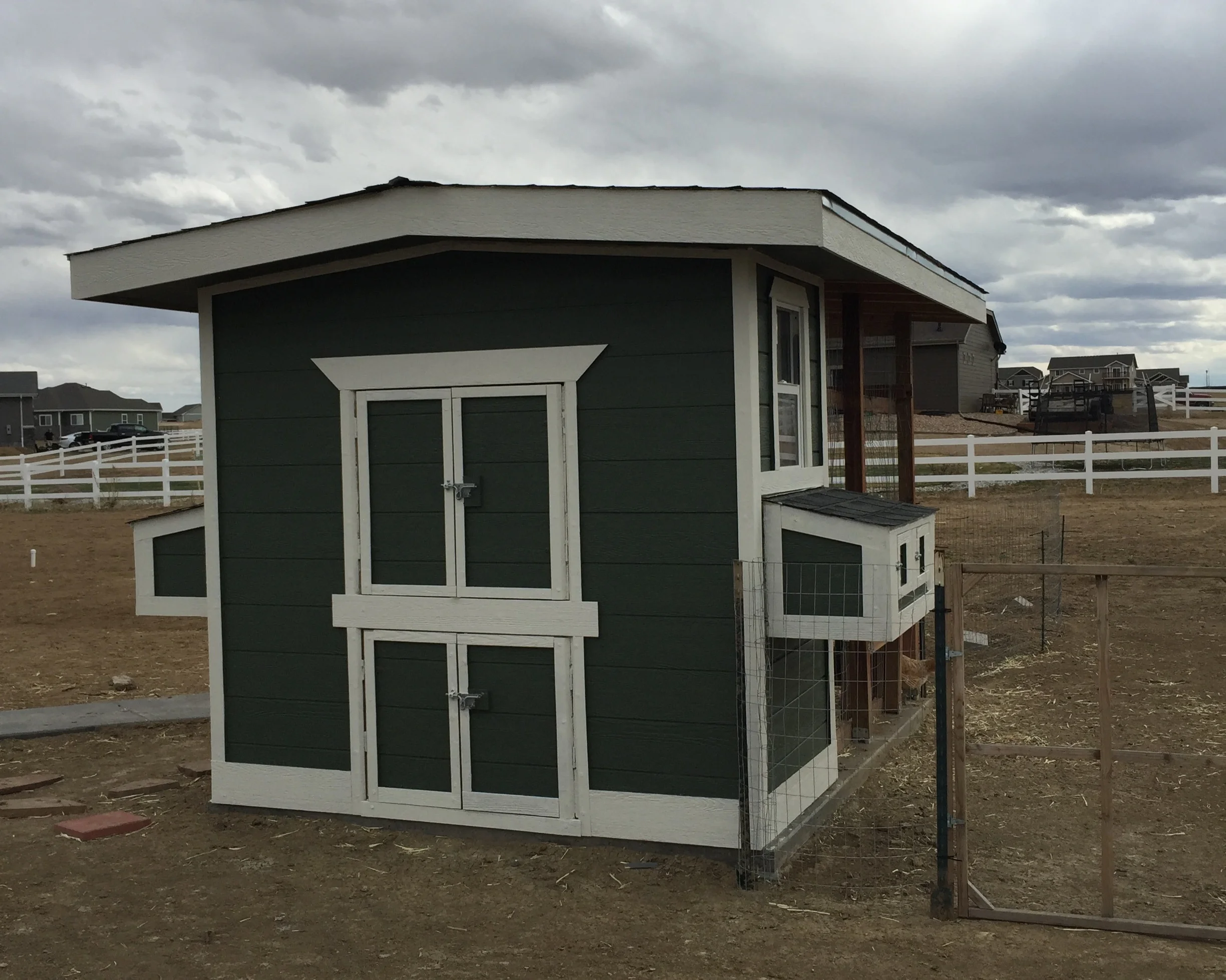 Medium-sized chicken coop