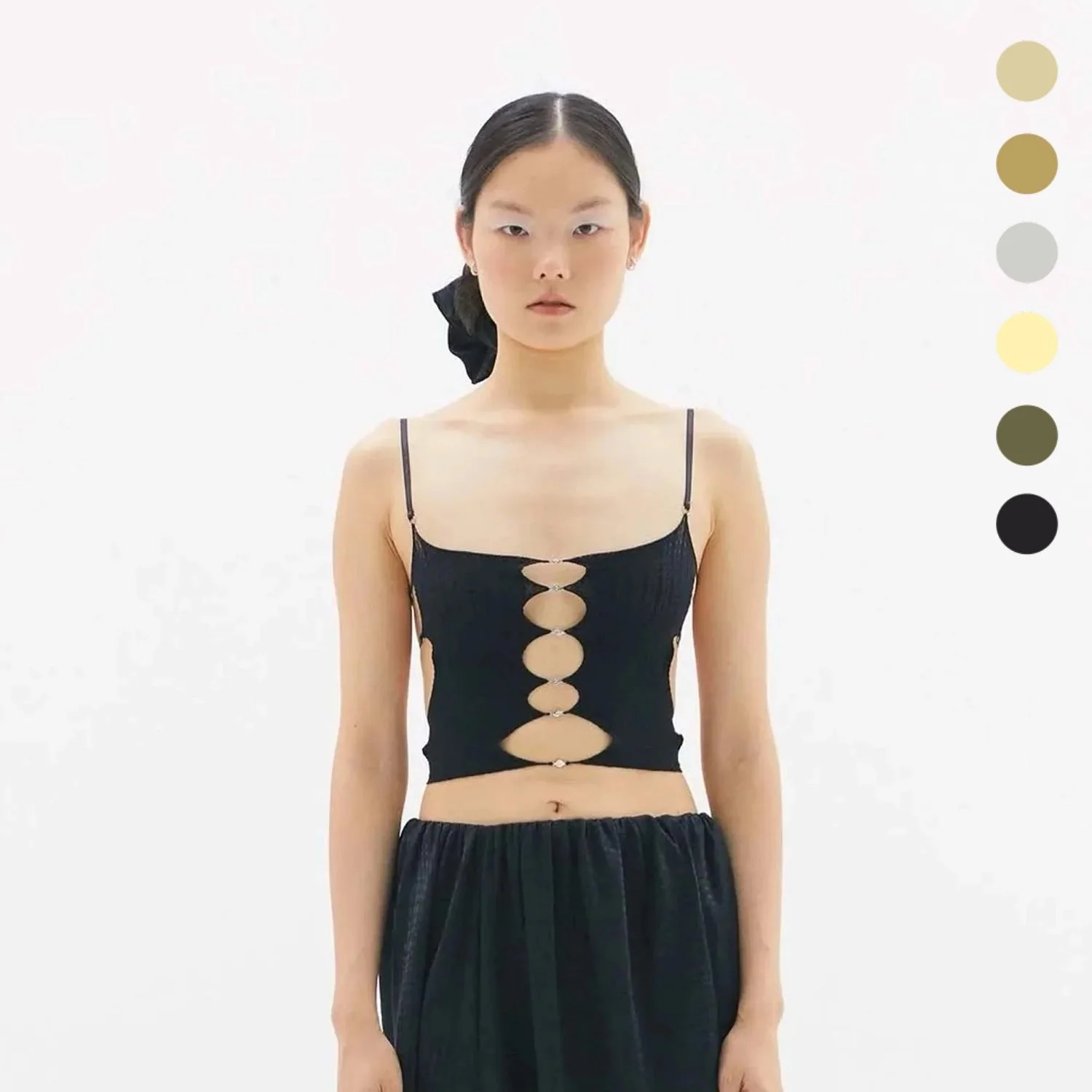 Sheer String Tank Top