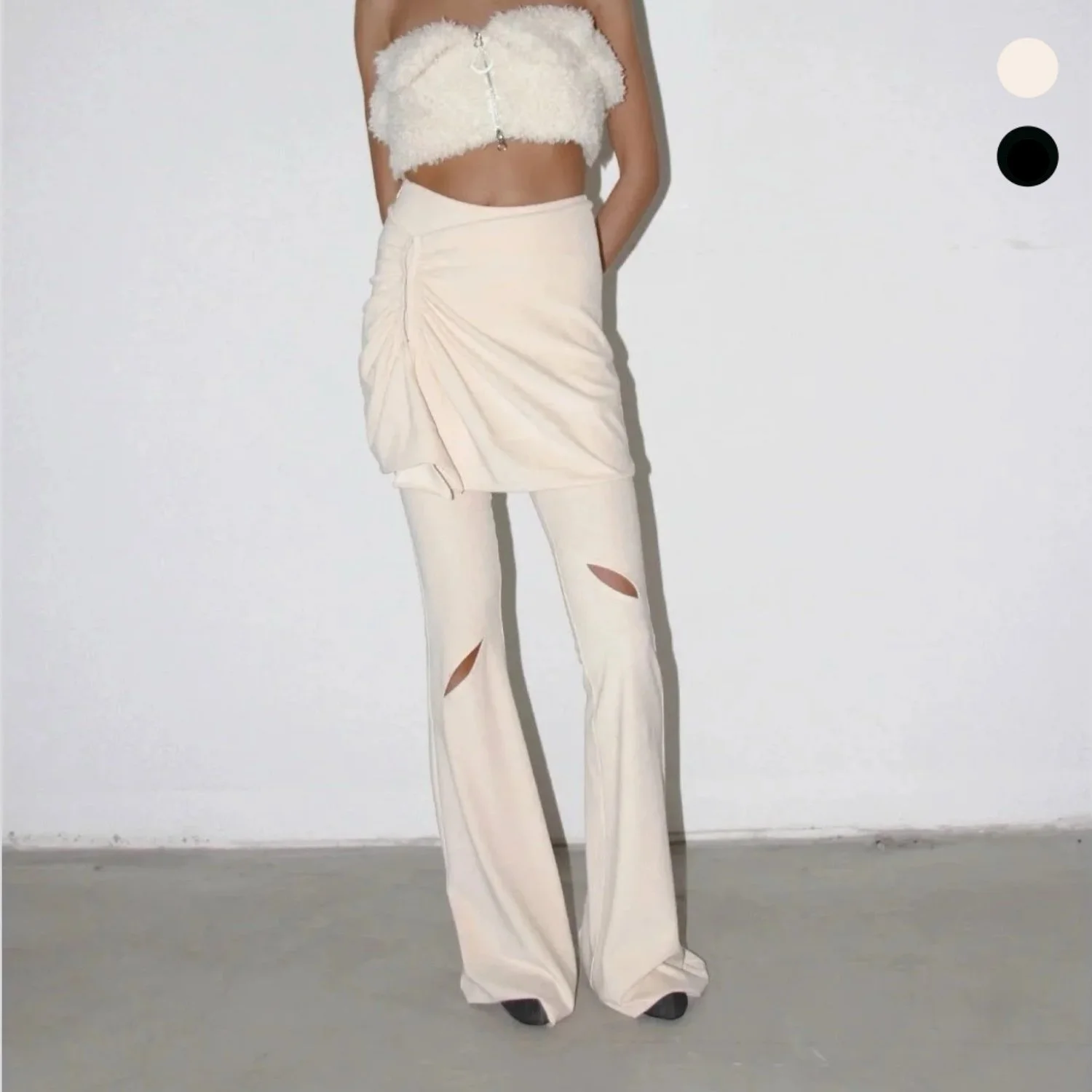 Towel Skirt Trousers