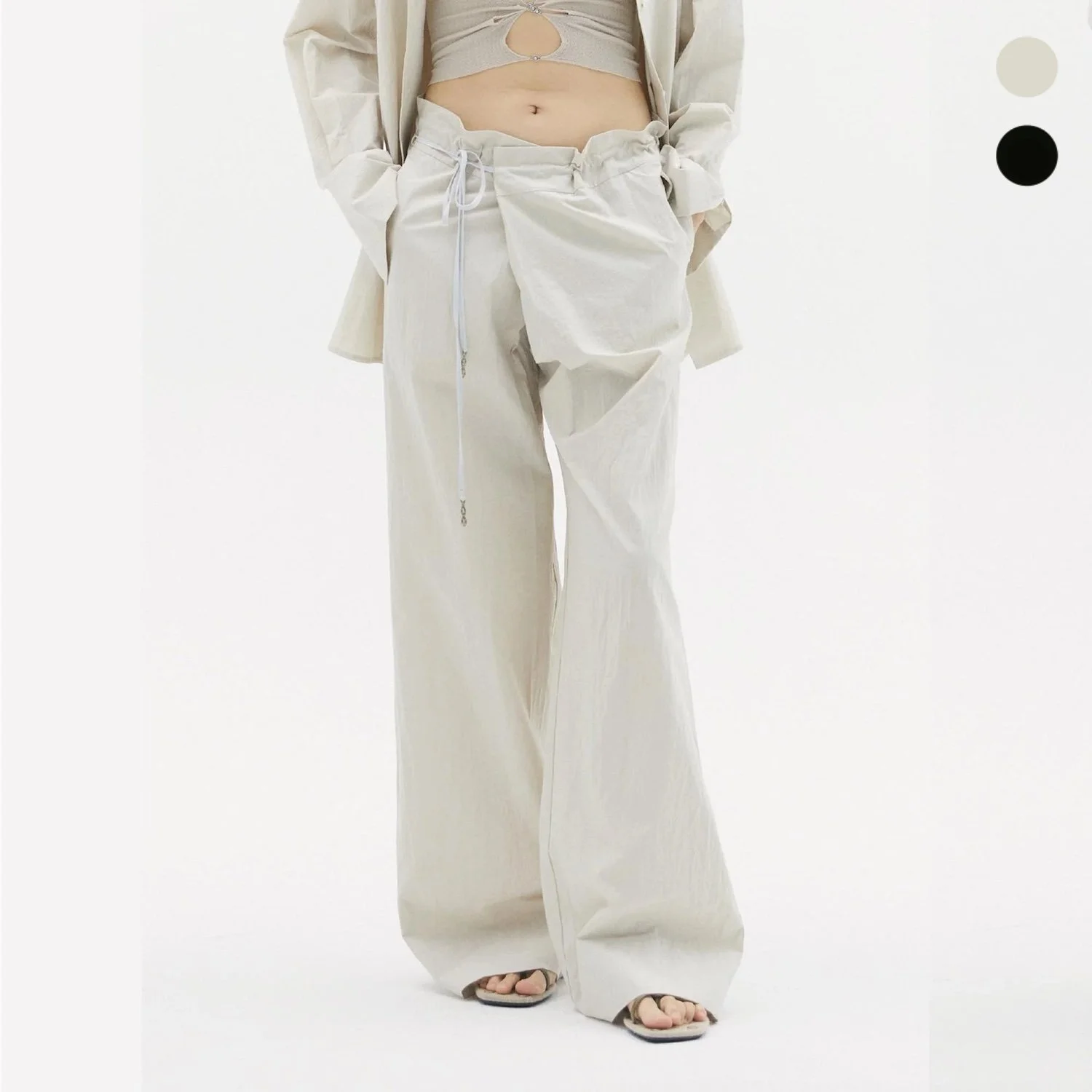 Resort Relaxed Wrap Trousers