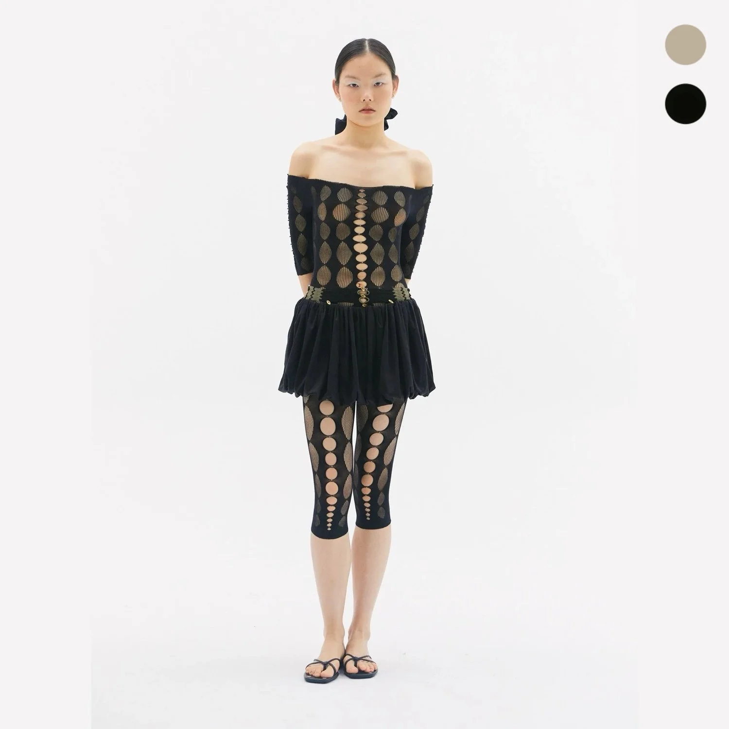 Semi-Sheer Unitard