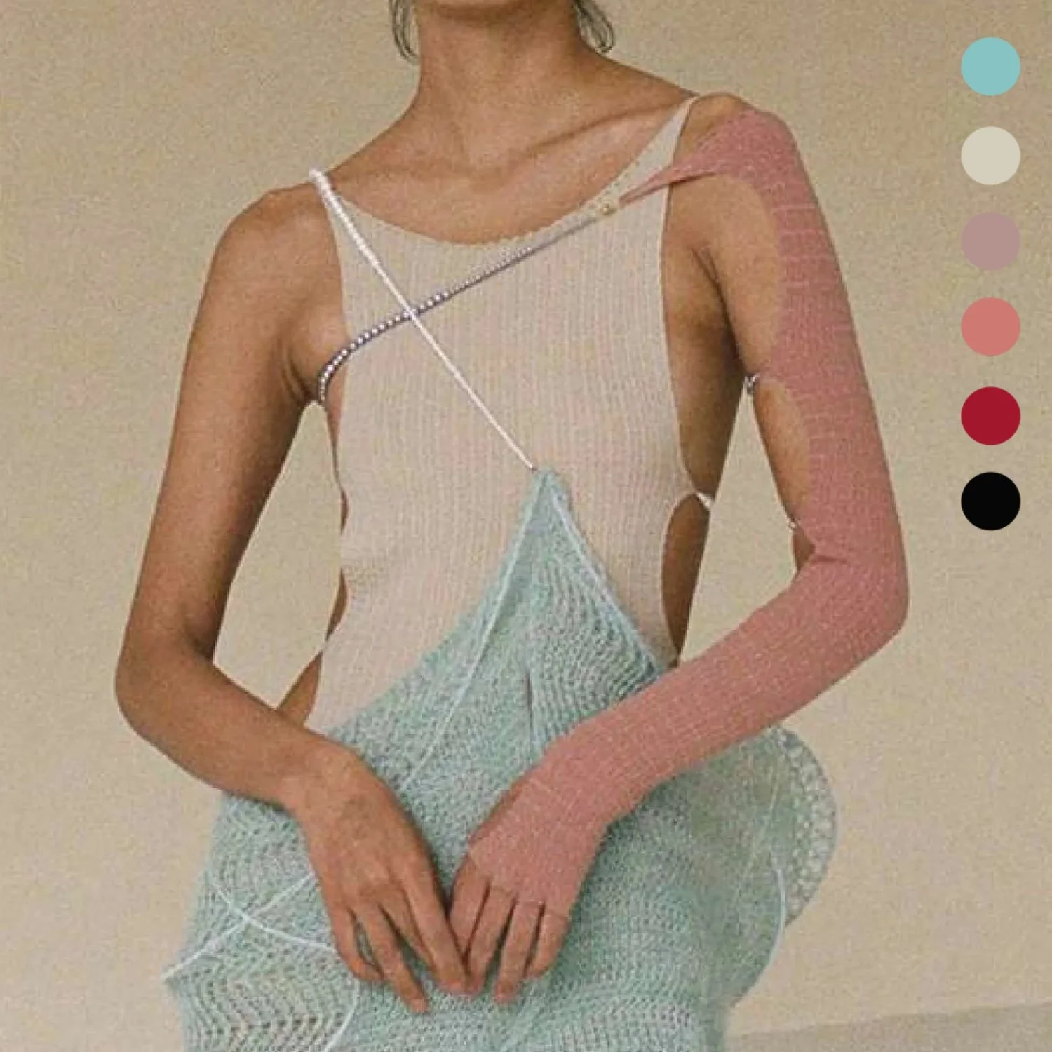 Single Arm Sleeve with Crossbody Chain