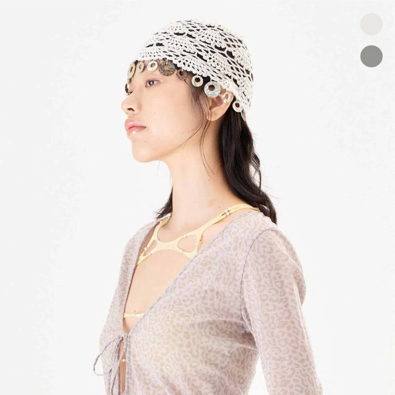 [SS26] Hand Crochet Shell Hat