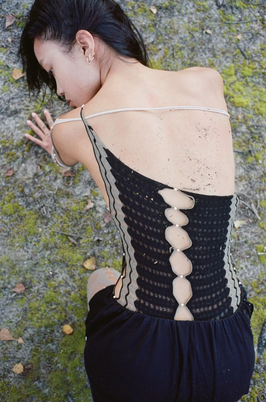 〔AW25〕Ripple One-Shoulder Bodysuit