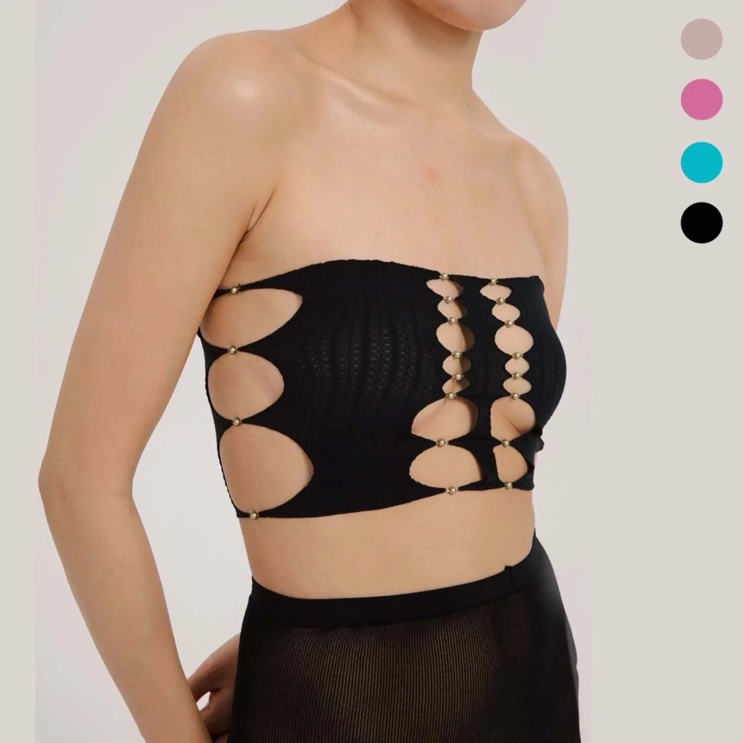 Tube Top with Side Cutout