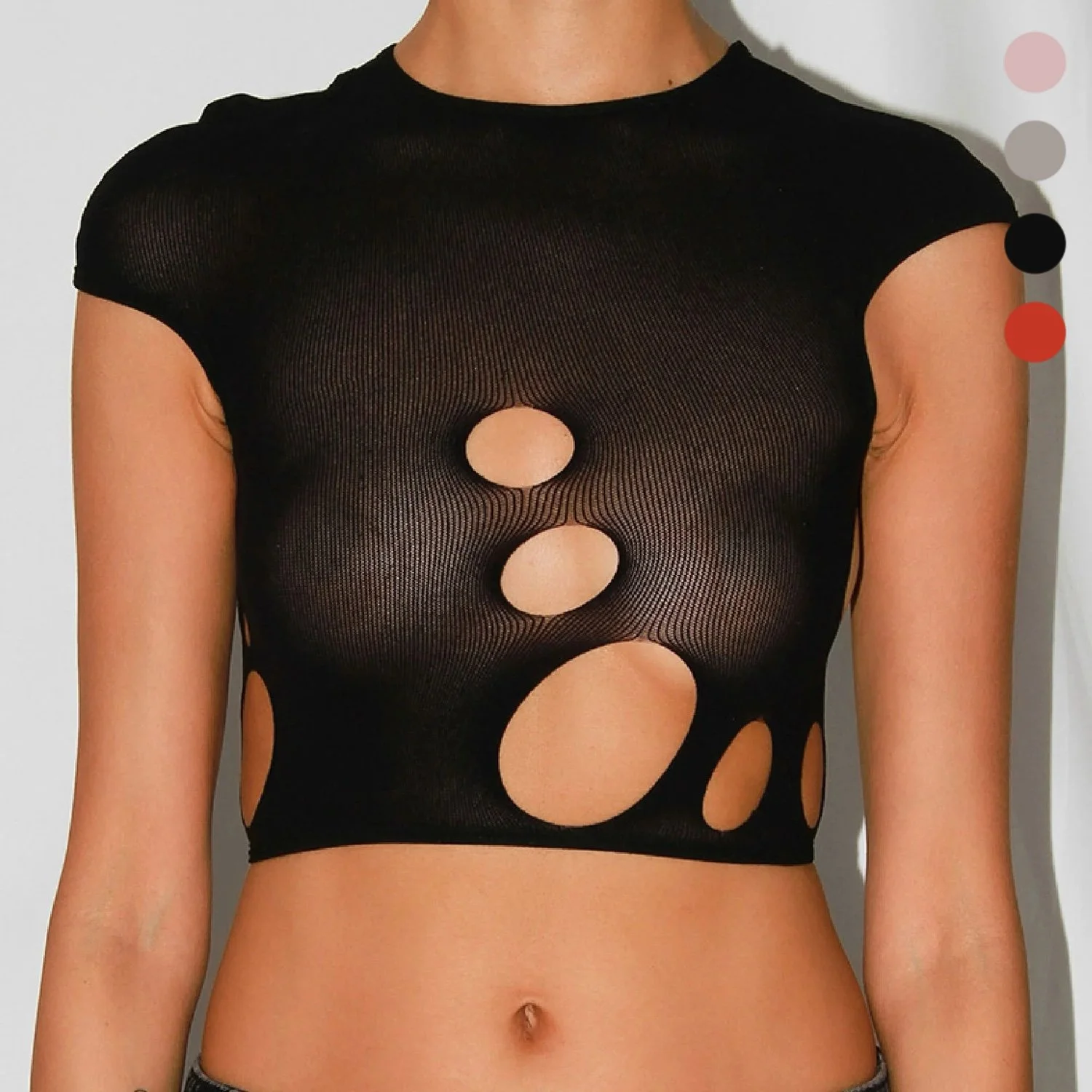Sheer Cutout Top