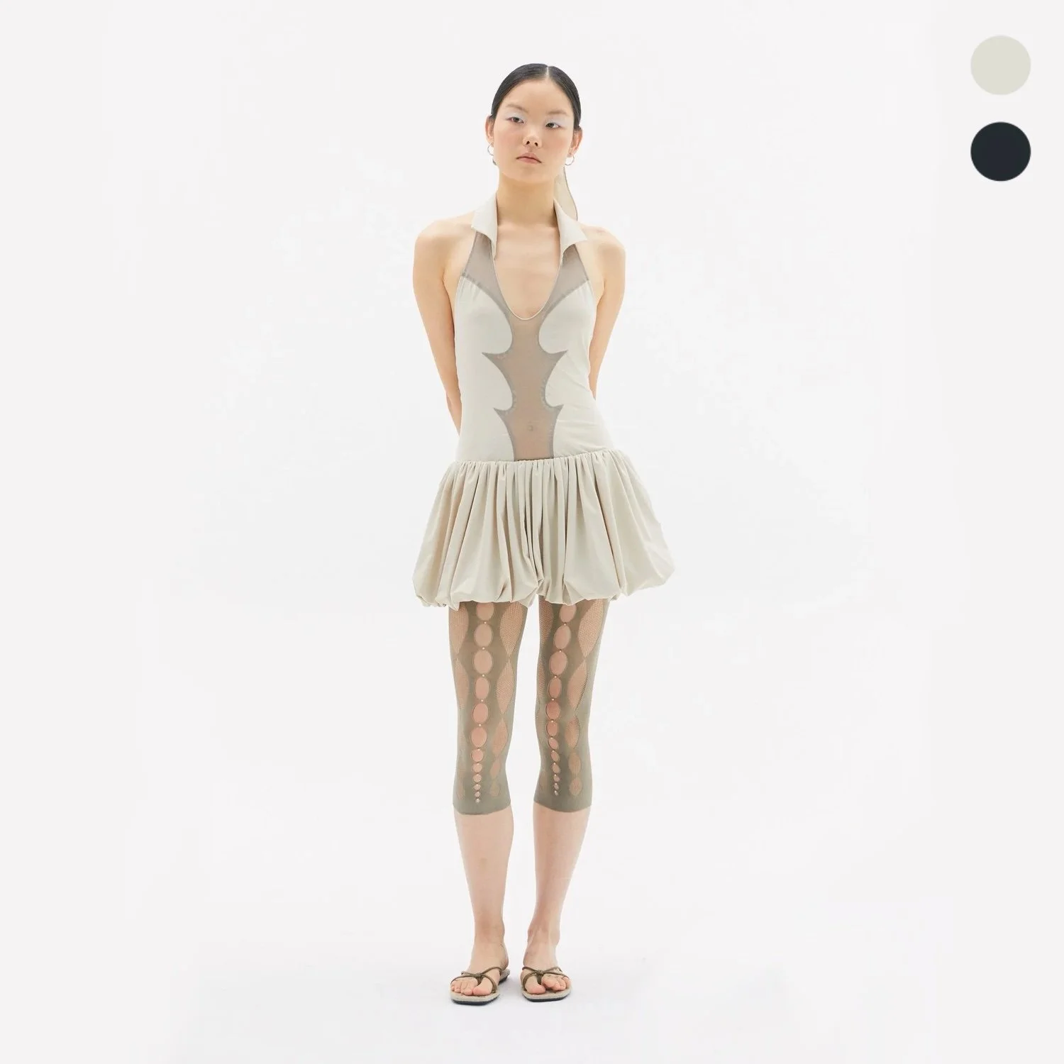 Thorn Combo Sport Bubble Minidress
