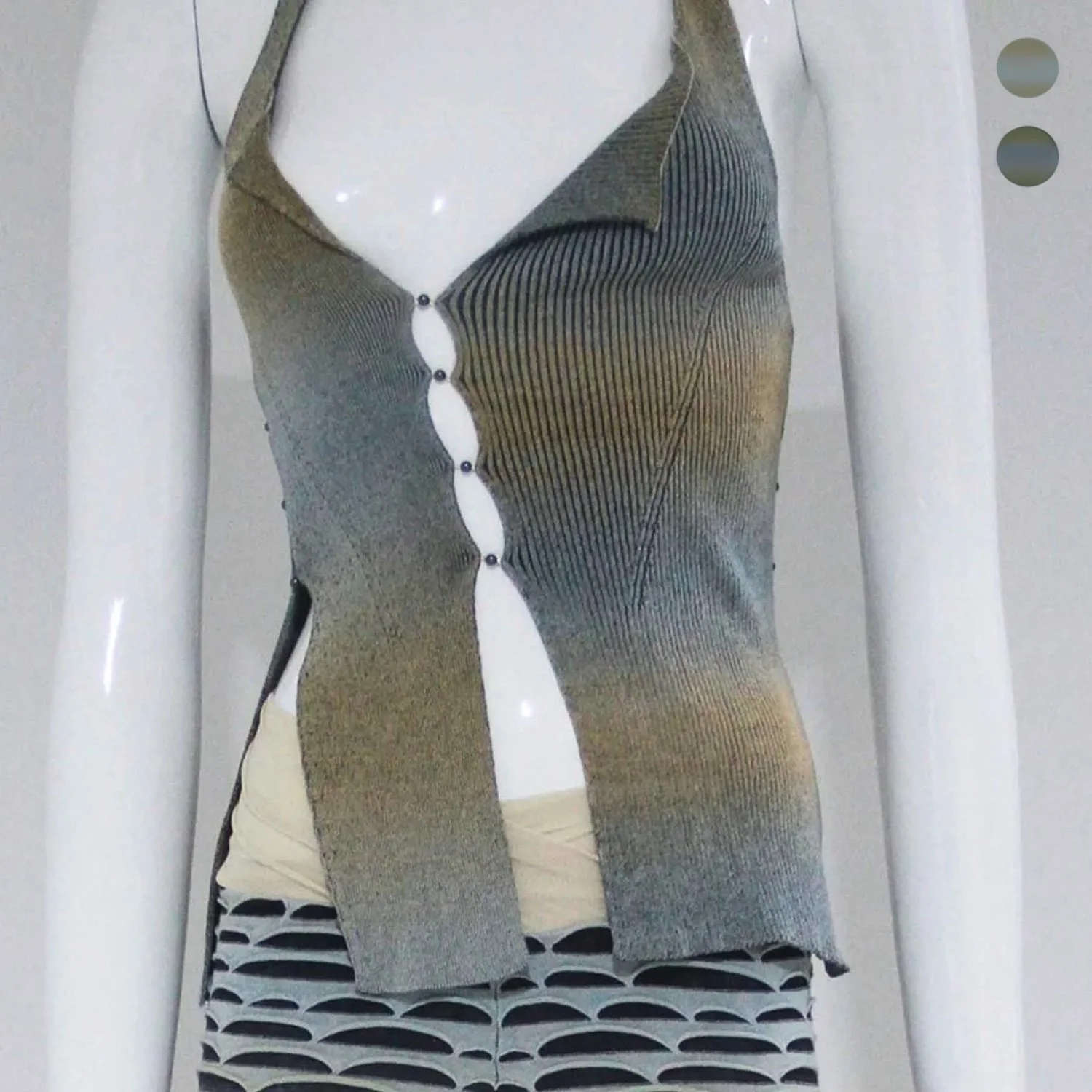 Space-dye Rib Tank Top