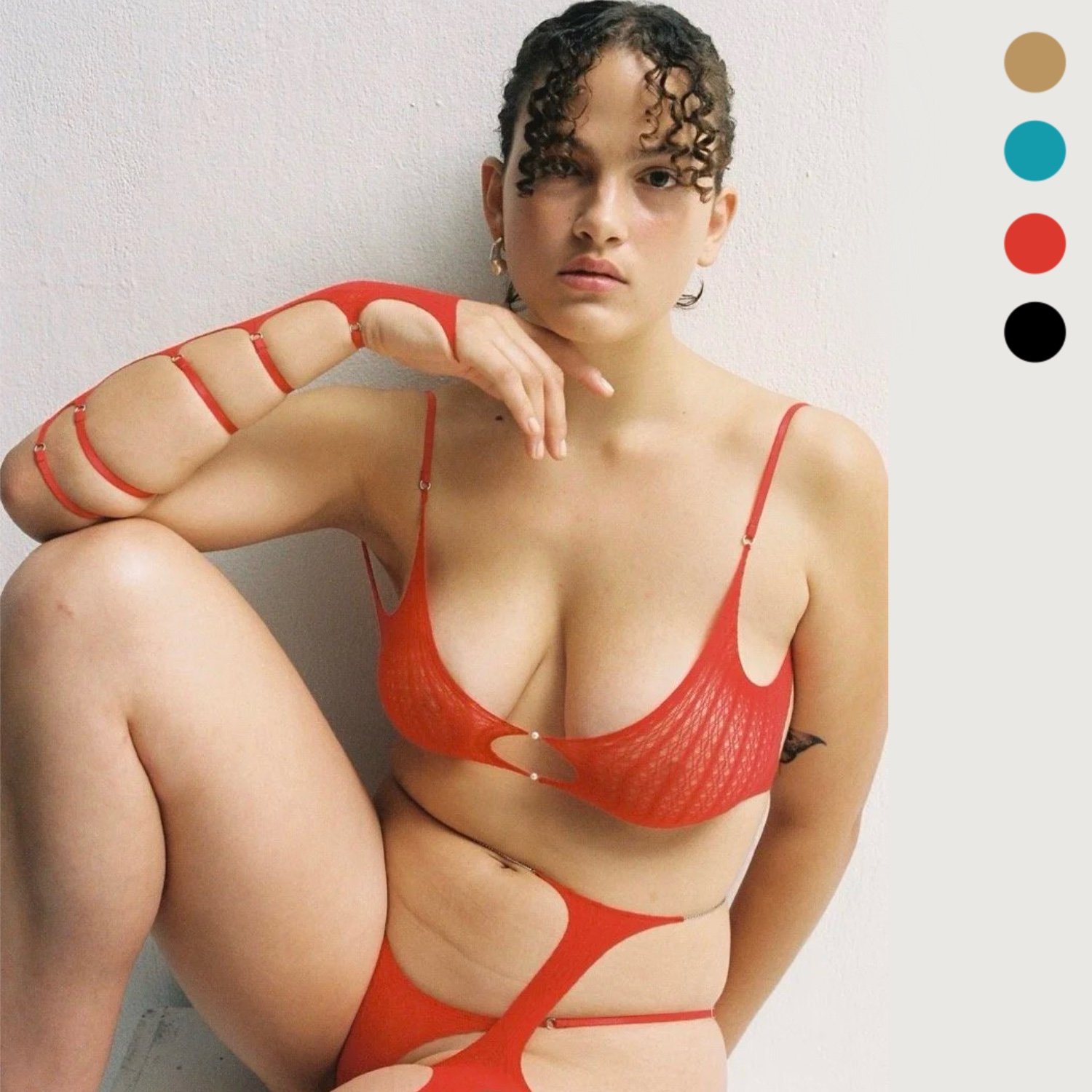 Single Sheer String Arm Sleeve