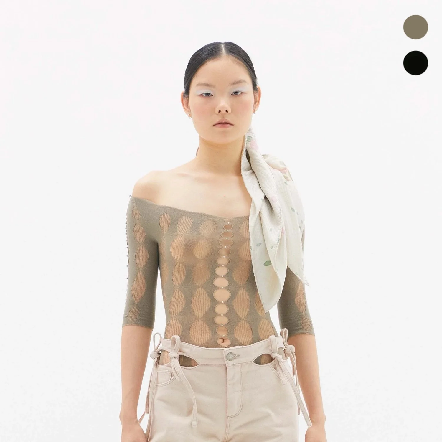 Semi-sheer Bodysuit