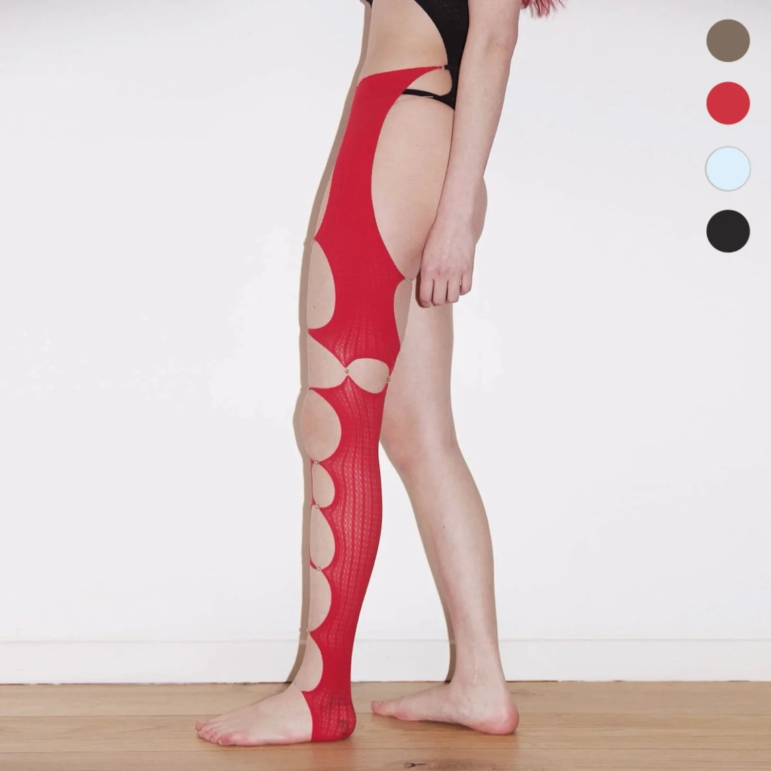 Single Cut-out Leg Stocking