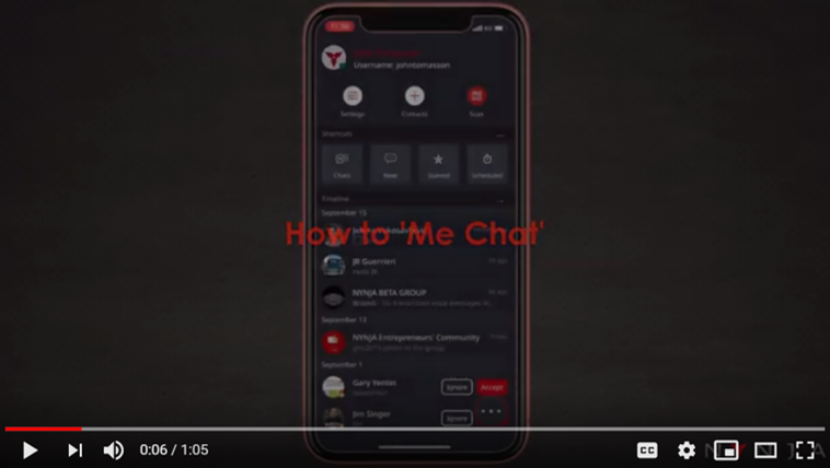 How to "MeChat" or send notes to yourself