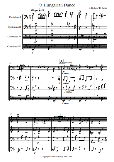 9. Ungarische Tanz KB4tet Beispielseite.PNG