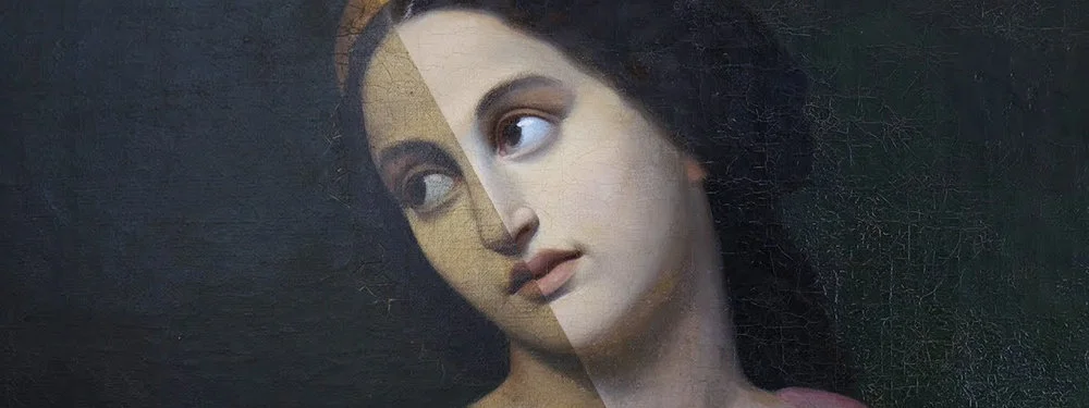 Before VS After - Baumgartner Fine Art Restoration