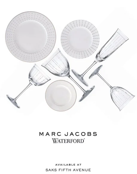 Jean Tableware, Marc Jacobs, Waterford, USA