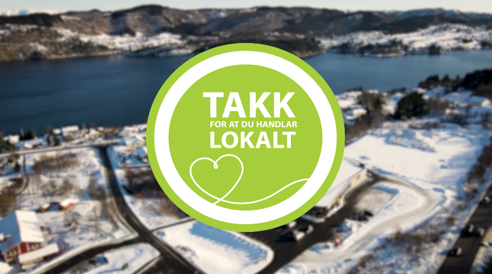 Takk for at du handlar lokalt!