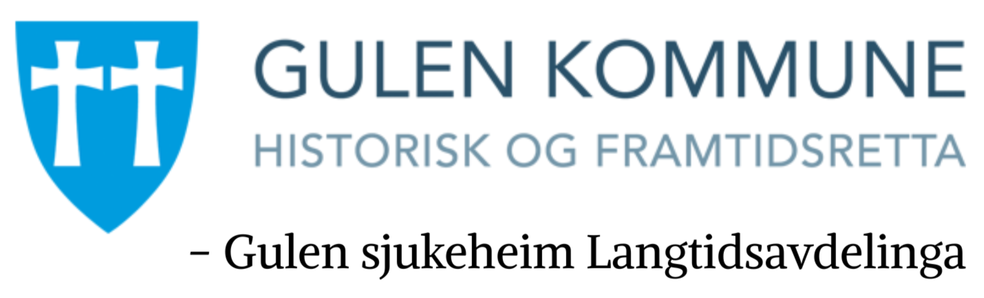 Gulen kommune Gulen sjukeheim Langtidsavdelinga logo