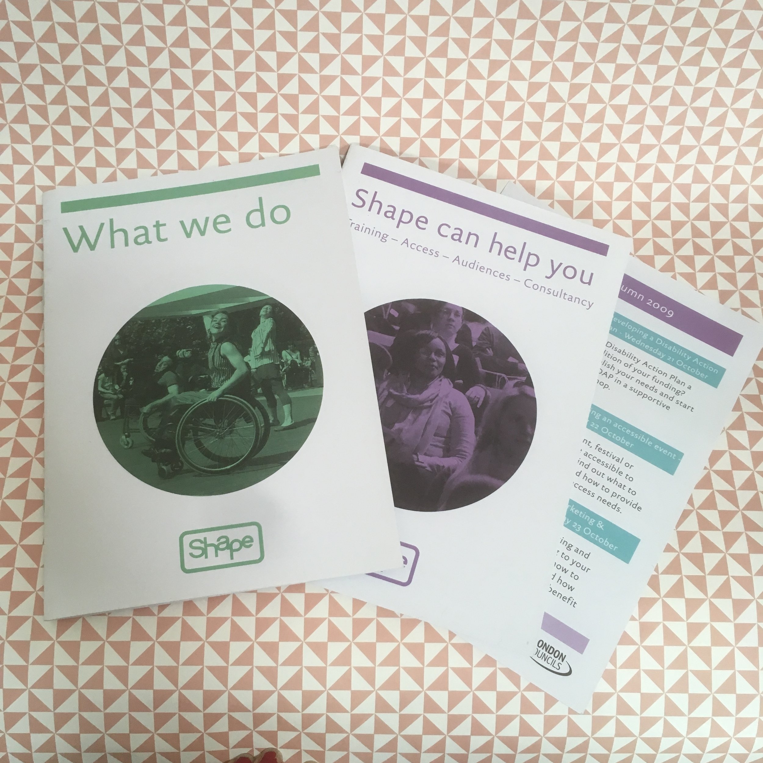 Marketing/PR (in-house) | Shape Arts | disability arts agency