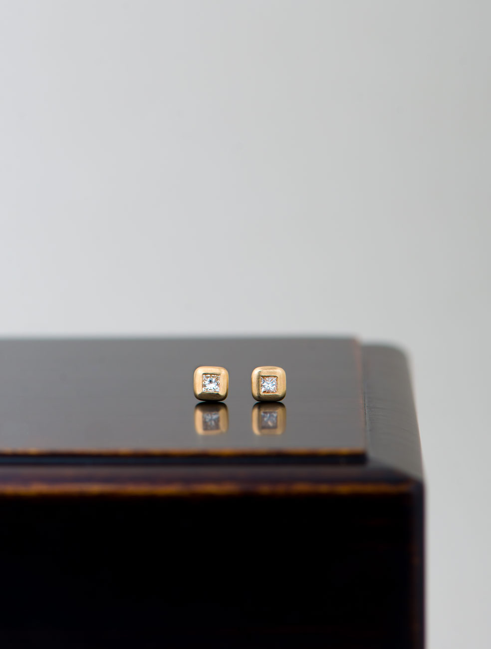 Nude diamond pierce <square> - ¥33,000~¥43,000