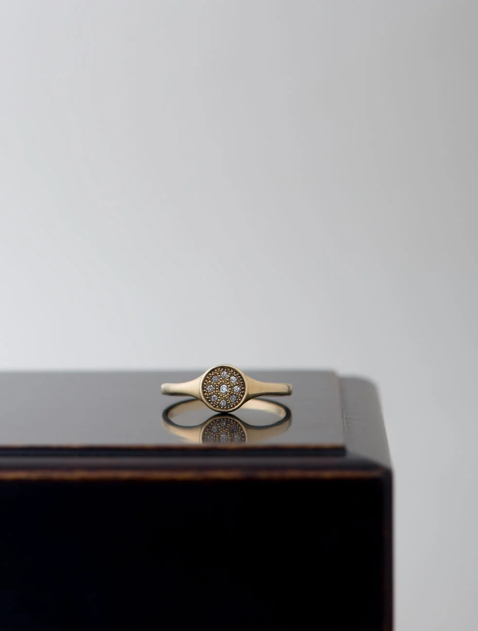 Pave round ring - ¥70,000