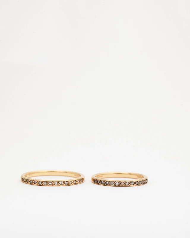 Pave line ring - ¥48,000〜¥57,000