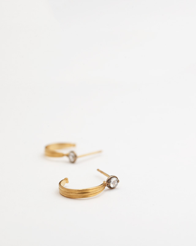 Rosier hoop stud pierce - ¥55,000